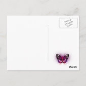 Magische Sparkling Fairy Vintag Baby Shower Postkarte (Rückseite)