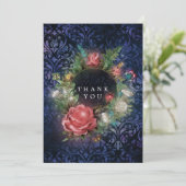 Magische Sparkling Vintage Babydusche Dankeskarte (Stehend Vorderseite)