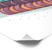 Magische Spätnachts Leseleitung Laterne Buchstapfe Poster (Ecke)