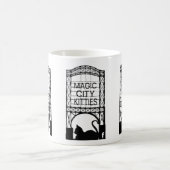 Magische Stadt-Kätzchen-Tasse Kaffeetasse (Mittel)