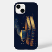 Magische Sterne und Kaffee mit Büchern Case-Mate iPhone Hülle (Rückseite)