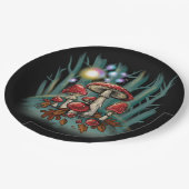 Magische Stühle Pappteller (Schrägansicht)