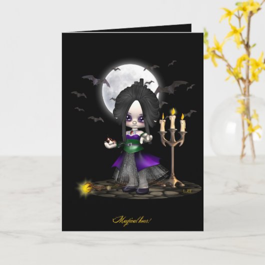 Magische Stunde Karte (Gelbe Blume)