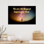 Magische Supernovae-Staubplakat Poster (Küche)