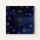 Magische Symbole des Schutzes Mandala Pagan Hexe Notizblock (Rückseite)