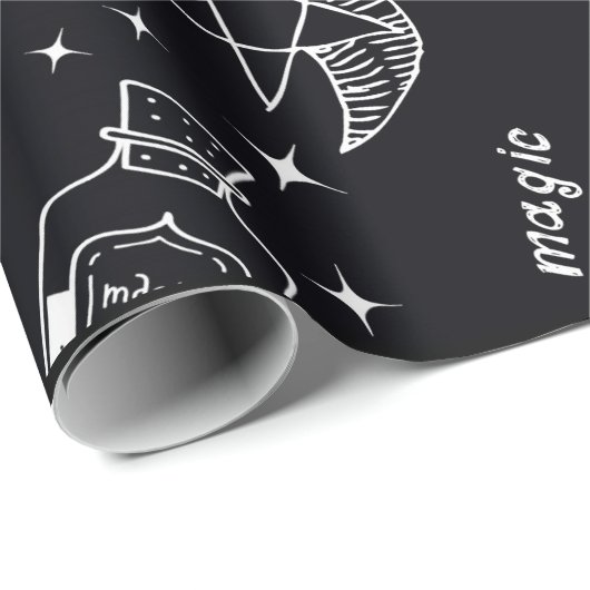Magische Symbole Geschenkpapier (Rolleneckpunkt)