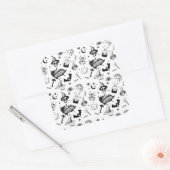 Magische Symbole Quadratischer Aufkleber (Umschlag)