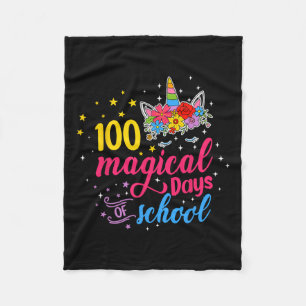 Magische Tage Einhorn Kinderkostüm 100. Tag des Hi Fleecedecke