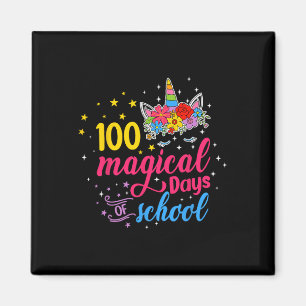 Magische Tage Einhorn Kinderkostüm 100. Tag des Hi Magnet