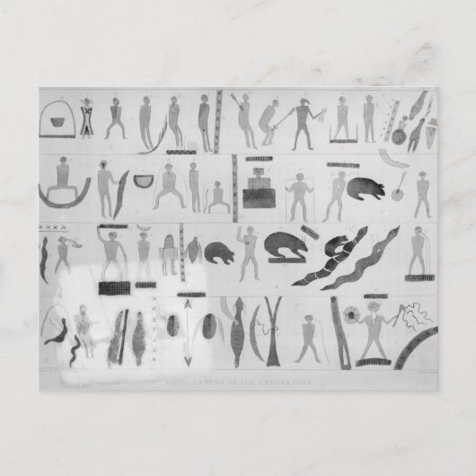 Magische Tänze der Ontonagonen Postkarte (Vorderseite)