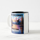 Magische Tasse Kunst (Vorderseite Links)