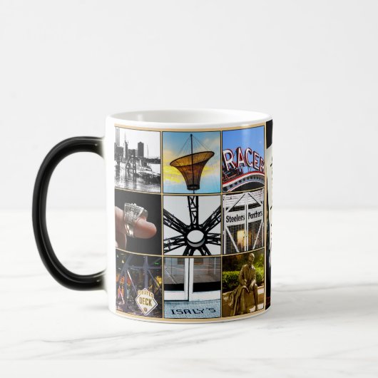 Magische Tasse-Pittsburgh-Image wird angezeigt, we Verwandlungstasse (Links)
