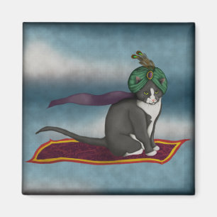 Magische Teppich-Katze, Magnet