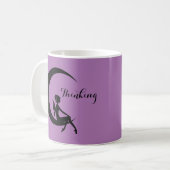 Magische Thinking Fairy and Unicorn Tasse (Vorderseite Links)