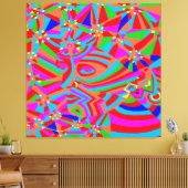 Magische Trance 2 Leinwanddruck (Insitu (Wohnzimmer))
