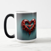 Magische Transformationen Liebe Symbol Morphing Ta Verwandlungstasse (Links)