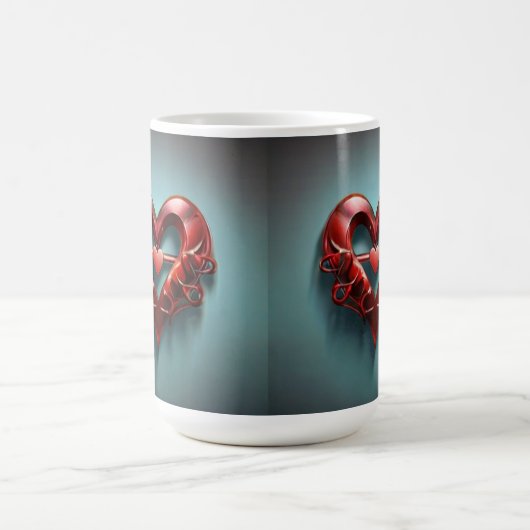 Magische Transformationen Liebe Symbol Morphing Ta Verwandlungstasse (Zentrum)