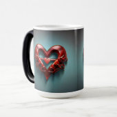 Magische Transformationen Liebe Symbol Morphing Ta Verwandlungstasse (Vorderseite Links)