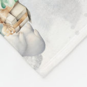 Magische und Whimsikale Weihnachtszucht Fleecedecke (Ecke)