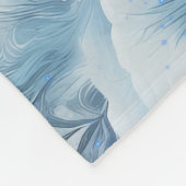 Magische und Whimsikale Weihnachtszucht Fleecedecke (Ecke)