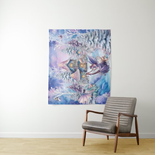 Magische und Whimsikale Weihnachtszucht Wandteppich (Beispiel)