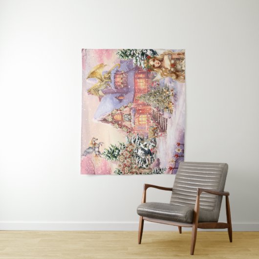 Magische und Whimsikale Weihnachtszucht Wandteppich (Beispiel)