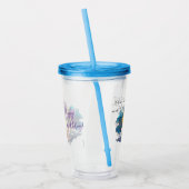 Magische Unicorn Fantasiewolken romantisieren Gebu Acryltrinkbecher (Links)