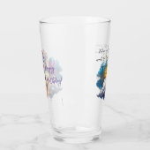 Magische Unicorn Fantasiewolken romantisieren Gebu Glas (Links)