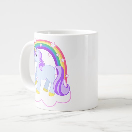 Magische Unicorn-Spezialitäten-Tasse Jumbo-Tasse (Vorderseite Links)