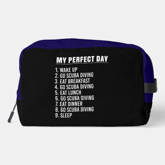 Magische Unterwasser-Erkundung durch einen Scuba D Waschbeutel (Rückseite)