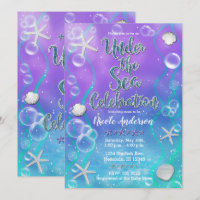 Magische Unterwasserdusche Lila Aquamarine Babydus