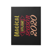 Magische Urlaubssaison 2020 Notizblock (Rotiert)