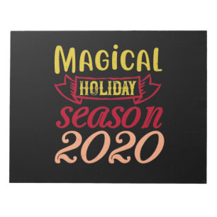 Magische Urlaubssaison 2020 Notizblock