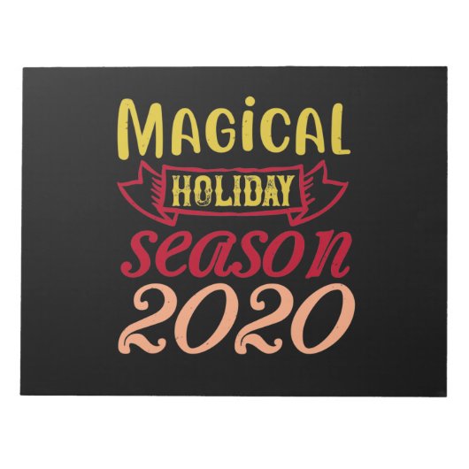 Magische Urlaubssaison 2020 Notizblock (Vorderseite)