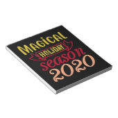 Magische Urlaubssaison 2020 Notizblock (angewinkelt)