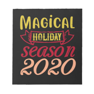 Magische Urlaubssaison 2020 Notizblock