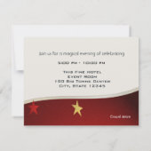 Magische Veranstaltung Mitzvah Empfang Einladung (Rückseite)