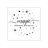 Magische Verdienste und Wunder | Stars Fallender S Gummistempel (Prägung)