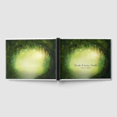 Magische verzauberte Wälder Rustikale Hochzeit nac Gästebuch (Voll)