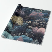 Magische verzauberte Winterwälder Weihnachten Geschenkpapier (Ungerollt)