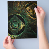 Magische Vibrationen Abstrakt Art Flyer (Hand)