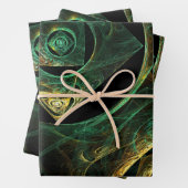 Magische Vibrationen Abstrakt Art Geschenkpapier Set (Beispiel)