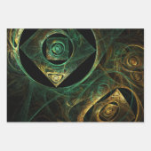 Magische Vibrationen Abstrakt Art Geschenkpapier Set (Vorderseite)