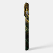 Magische Vibrationen Abstrakt Art iPhone Hülle (Linke Seite)