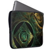 Magische Vibrationen Abstrakt Art Laptop-Sieb Laptopschutzhülle (Vorne Rechts)