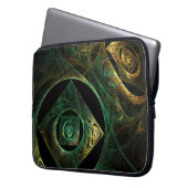 Magische Vibrationen Abstrakt Art Laptop-Sieb Laptopschutzhülle (Vorderseite Links)