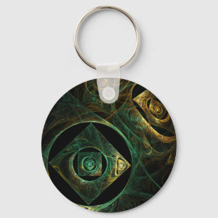 Magische Vibrationen Abstrakt Art Schlüsselanhänge Schlüsselanhänger