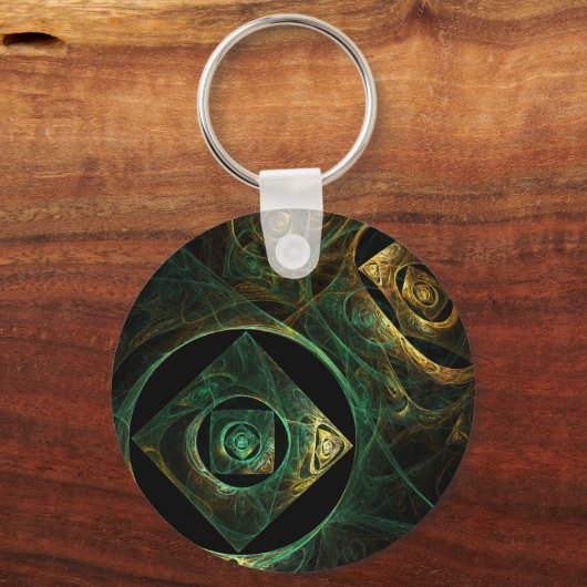 Magische Vibrationen Abstrakt Art Schlüsselanhänge Schlüsselanhänger (Vorderseite)