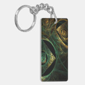 Magische Vibrationen Abstrakt Art Schlüsselanhänger (Vorderseite links)