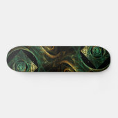 Magische Vibrationen Abstrakt Art Skateboard (Horizontal)
